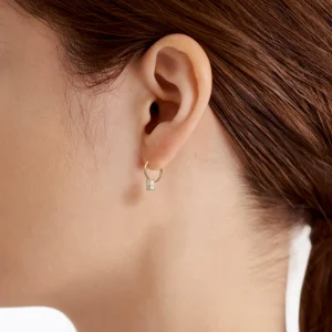 Boxed Diamond Earring 01 L^Shihara Fashion