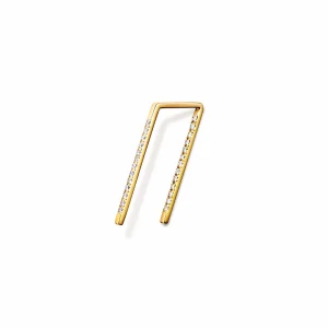 Diamond Post Earring 0202^Shihara Outlet