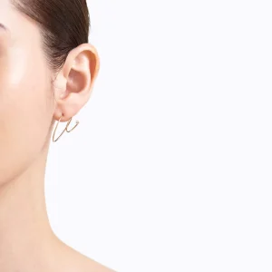 Diamond Twist Curl Earring 03 L^Shihara Fashion