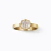 Double Pentagon Diamond Ring^Shihara Outlet