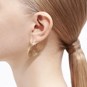 Flat Hoop Earring 03^Shihara Sale