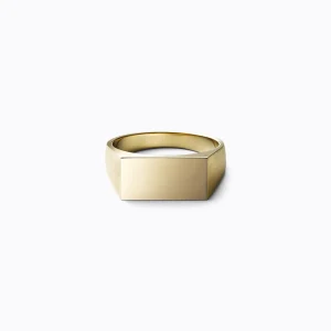 Signet Rectangle Ring L^Shihara Outlet