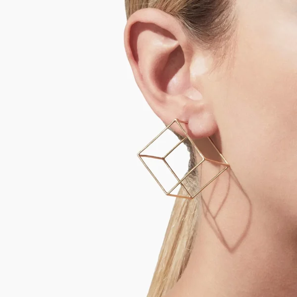 Square Earring 25^Shihara Discount