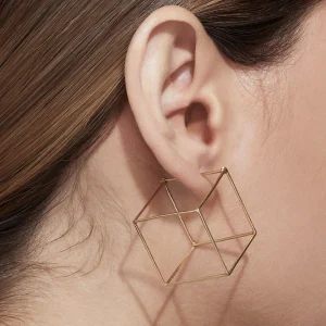 Square Earring 25^Shihara Discount