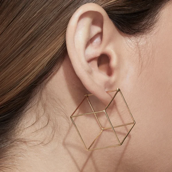 Square Earring 25^Shihara Discount
