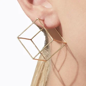 Square Earring 25^Shihara Discount