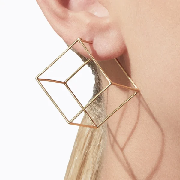Square Earring 25^Shihara Discount