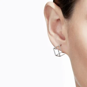 Square Earring 10^Shihara Outlet