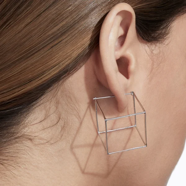 Square Earring 25^Shihara Discount
