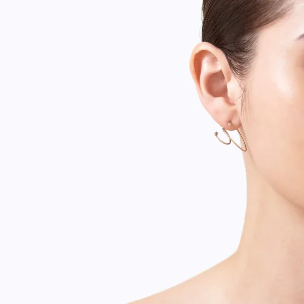 Twist Curl Earring 03 L^Shihara Discount